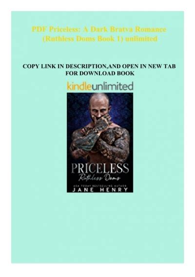 Pdf Priceless A Dark Bratva Romance Ruthless Doms Book Unlimited