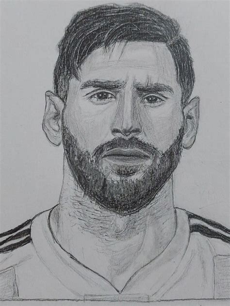 How To Draw Lionel Messi Step By Step Tutorial