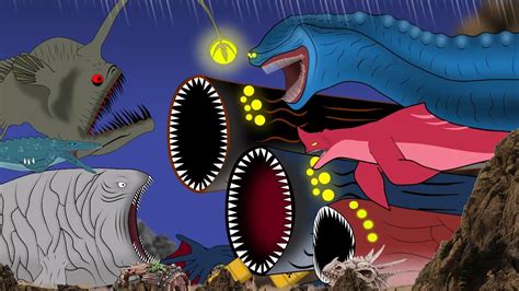 Worm VS Bloop VS El Gran Maja VS Mega Mosasaurus VS The Red Bluster Who