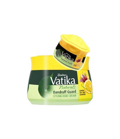 Dabur Vatika Styling Hair Cream Naturals Anti Dandruff With Lemon Tea Tree Almond Oriental