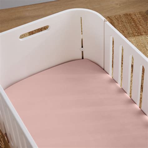 Eden Cotton Blush Bassinet Fitted Sheet Sheet Society