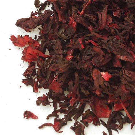 Organic Dried Loose Roselle Hibiscus Flowers Herbal Tea Oz Gram