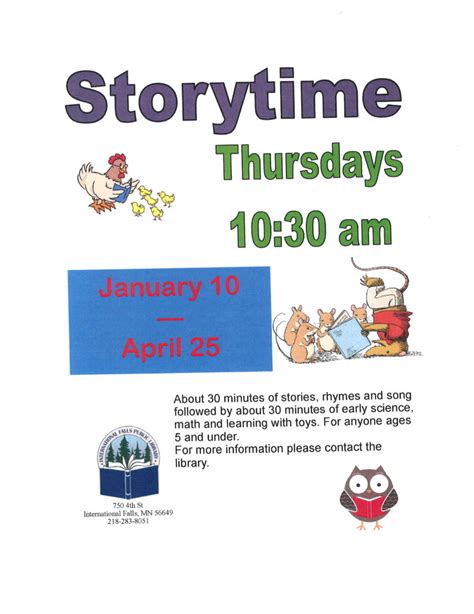 Storytime – International Falls Public Library