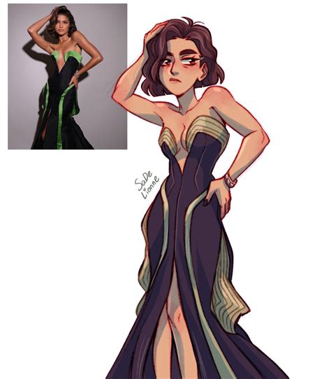 Saw Zendaya In That Dress And Thought Sh Sadelionne