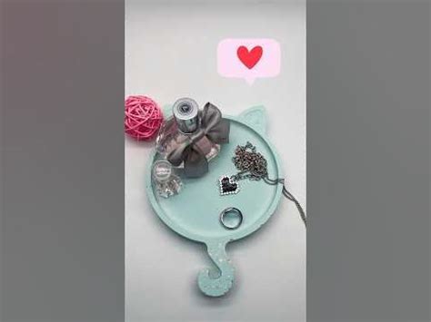 Не могла не сделать этот ушастый поднос 😽 Материал фрипласт аква - YouTube