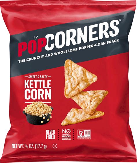 Popcorners The Crunchy And Wholesome Popped Corn Snack Sweet And Salty Kettle Corn 58 Oz 062 Oz