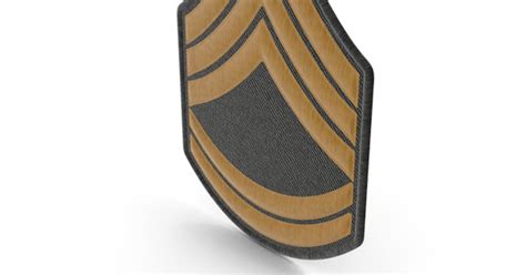 Enlisted Insignia Sergeant First Class 3D, Incl. war & usa - Envato Elements