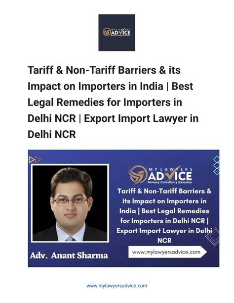 Ppt Tariff Non Tariff Barriers Its Impact On Importers In India