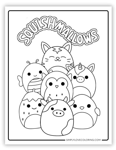 Squishmallow Coloring Pages Artofit