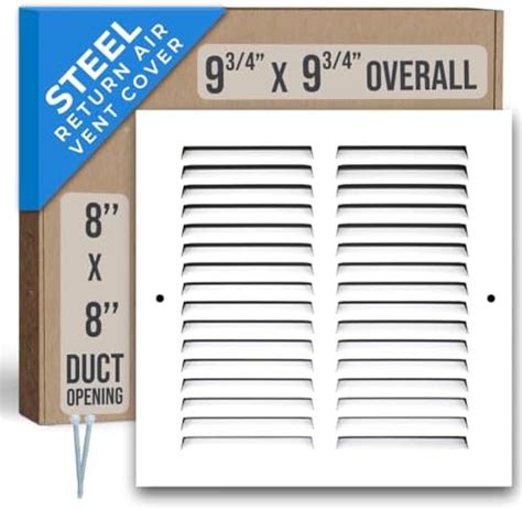 W X H Duct Opening Measurements Steel Return Air Grille Hd