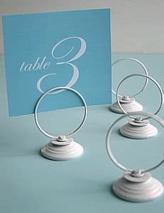 Table Number Holders {DIY Ideas} - Cherish Paperie