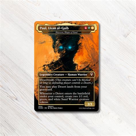 Hazezon Shaper Of Sand Mtg Proxy Dune