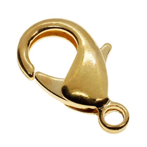 Lobster Clasp Mm Pcs Gold Plated