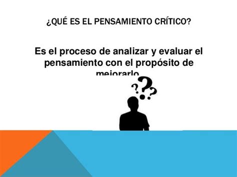 Pensamiento Crítico Ppt