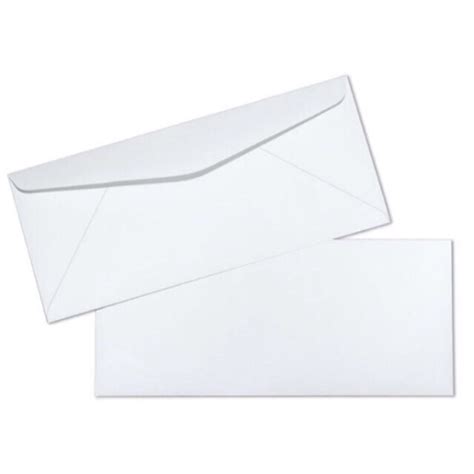 Size Of Long White Envelope