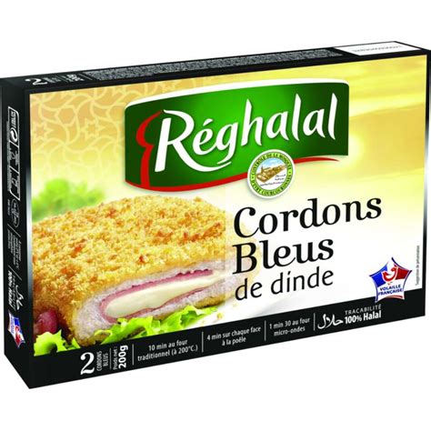 Cordon Bleu De Dinde Halal Reghalal X 2 200 G La Belle Vie