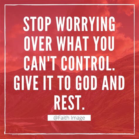 Stop Worrying