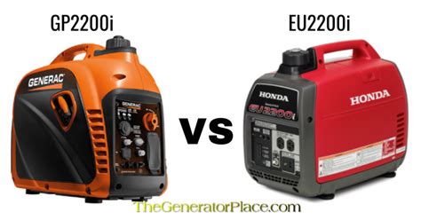 Generac Gp I Vs Honda Eu I The Generator Place