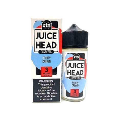 Juice Head E Liquid Fruity Cream 3mg Ml Nimbus Imports