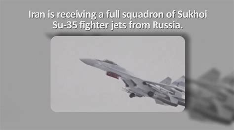 Iran To Receive 1st Batch Of Russian Made SU 35 Jets Next Week