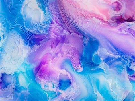 鮮やかな紫の水色の綺麗なインクのようなテクスチャー Vivid Purple Light Blue Beautiful Texture