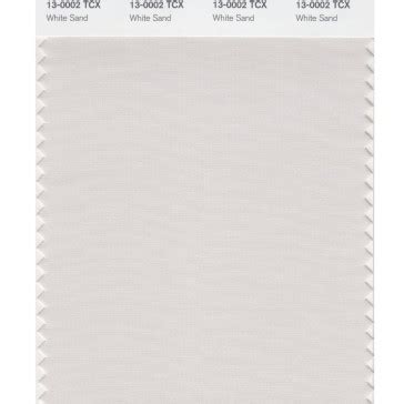 Pantone Tcx Swatch Card Whisper White Design Info