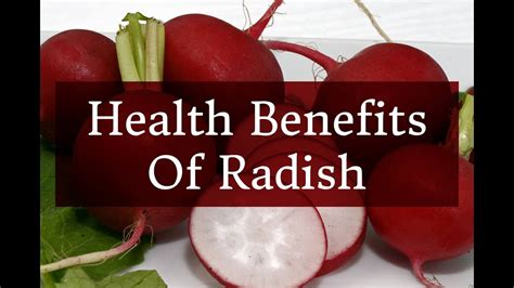 Health Benefits Of Radish Youtube