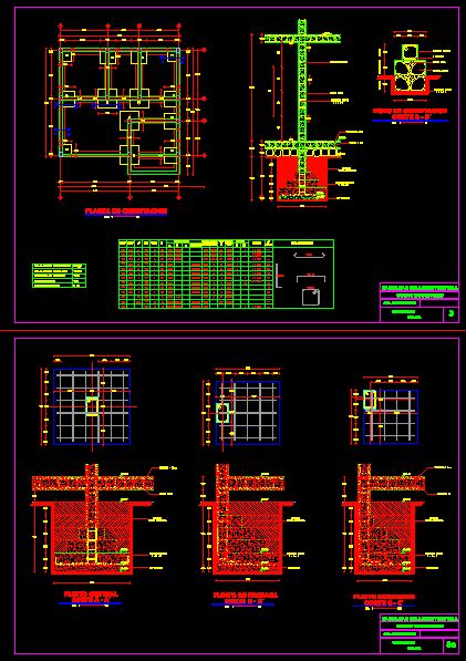 Planos Estructurales De Un Edificio En DWG 2 15 MB Librería CAD