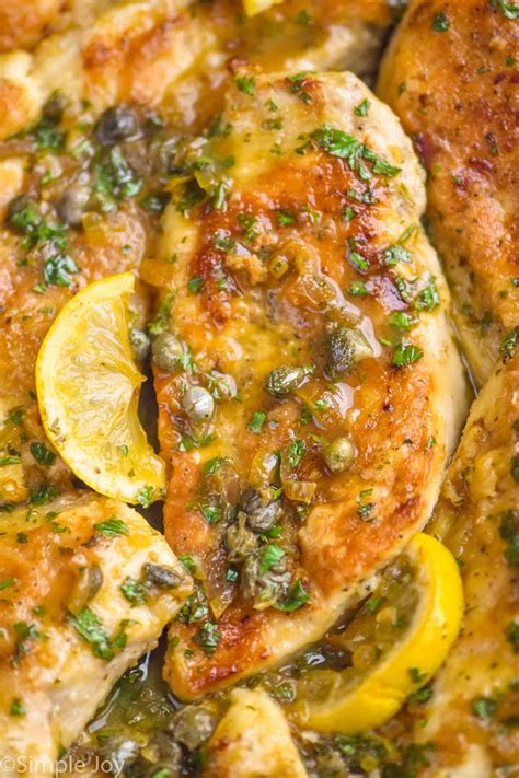 Lemon Chicken Piccata Simple Joy