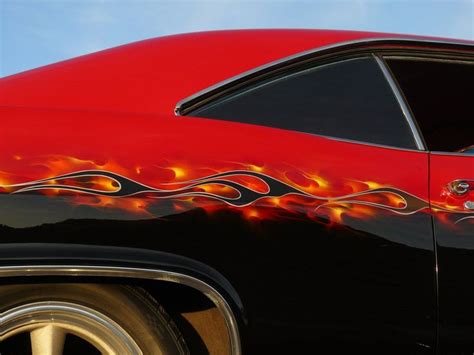 Custom Flames On Cars Flame Paint Jobs On Cars Custom Cars Paint