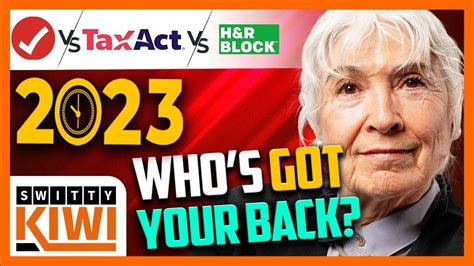 Turbotax Vs Handr Block Vs Taxact 2023 Tax Filing Software Comparison