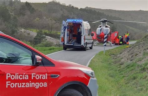 Dos Motoristas Heridos En Sendos Accidentes En Bearin Y Urraúl Alto