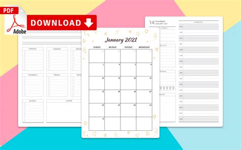 Happy Planner Inserts Download Printable Pdf