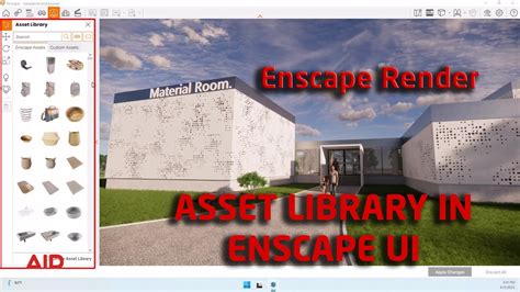 ENSCAPE 3D FOR SKETCHUP 09 ASSET LIBRARY IN ENSCAPE UI YouTube