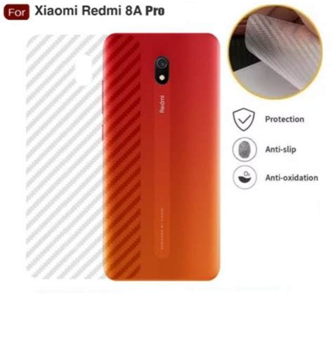 SKIN CARBON XIAOMI REDMI 8A PRO GARSKIN CARBON 3D STIKER BACK FILM