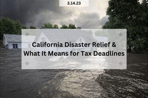 California Disaster Relief & Tax Deadlines - John McCarthy, CPA