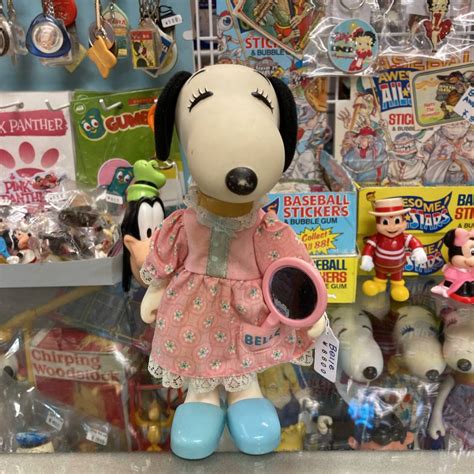 Yahooオークション ヴィンテージ Snoopy Belle フィギュア スヌーピ