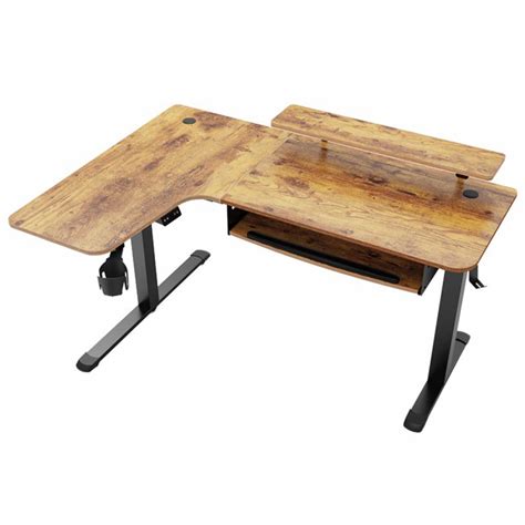 Eureka Ergonomic Egd L60 Standing Desk Rustic Brown 60 Left Купить компьютерный стол