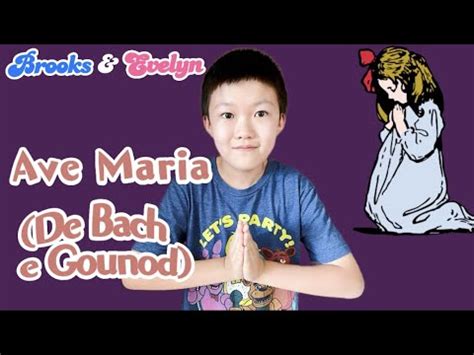 Ave Maria De Bach e Gounod Sing in Latin 聖母頌 Ave Maria w Lyrics