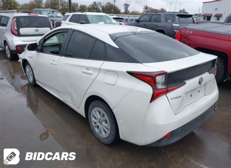 2019 Toyota Prius L Eco JTDKARFU9K3077455 Bid History BidCars