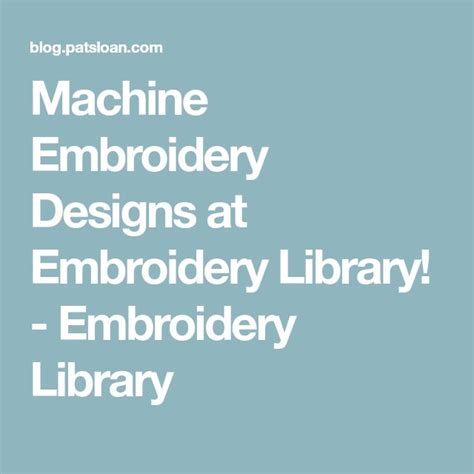 Pin on Free machine embroidery designs