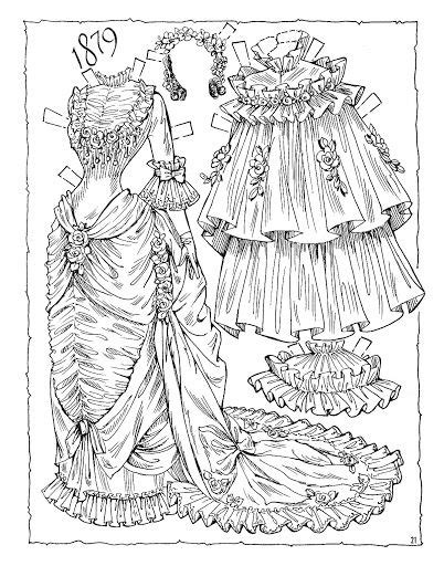 Victorian Brides Paper Dolls By Charles Ventura Victorian Paper Dolls Paper Dolls Paper