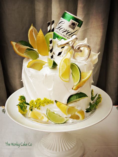 Gin And Tonic Cake With A Gin And Tonic Thrown In Literally