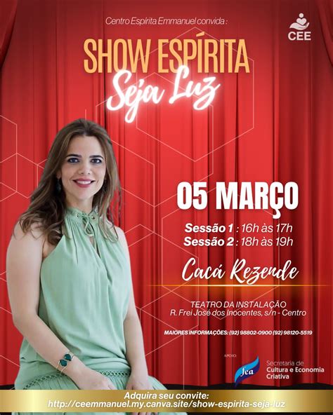 O Centro Esp Rita Emmanuel Realiza O Show Musical Esp Rita Fak