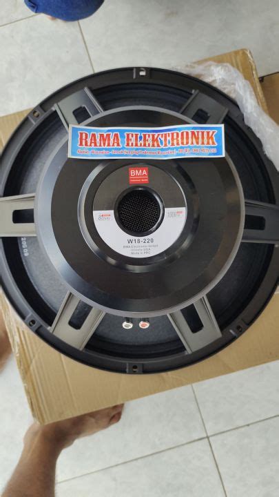 Spiker Speaker Bma Inchi W Watt Ohm Subwoofer Inch