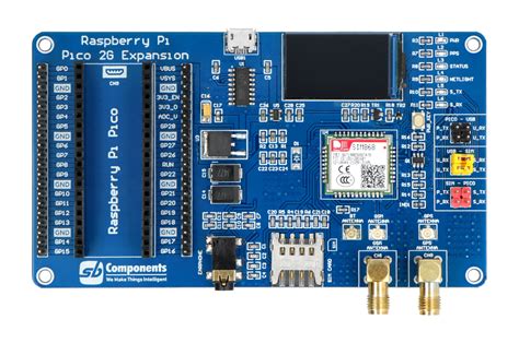 Pico 2G Expansion GSM GPRS GNSS rozšiřující deska s displejem