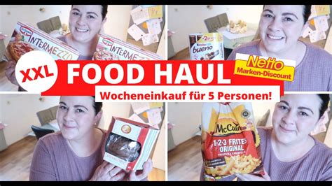 XXL FOOD HAUL 78 NETTO FAMILIEN WOCHENEINKAUF Fräulein Jasmin