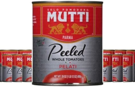 Mutti Whole Peeled Tomatoes Pelati Oz Pack Italys