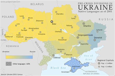 How Sharply Divided is Ukraine, Really? Honest Maps of Language and ...