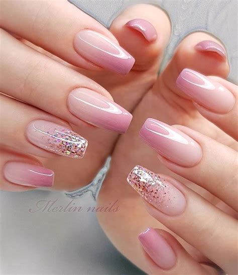 48 Most Beautiful Nail Designs To Inspire You Ombre Dusty Pink In